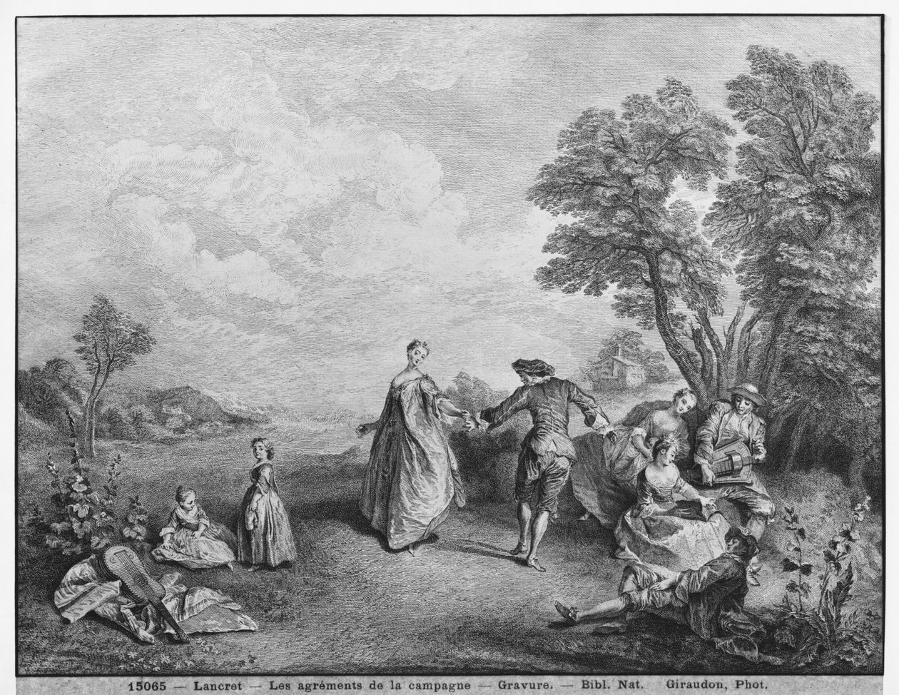 Landsbygdens gleder av Nicolas Lancret