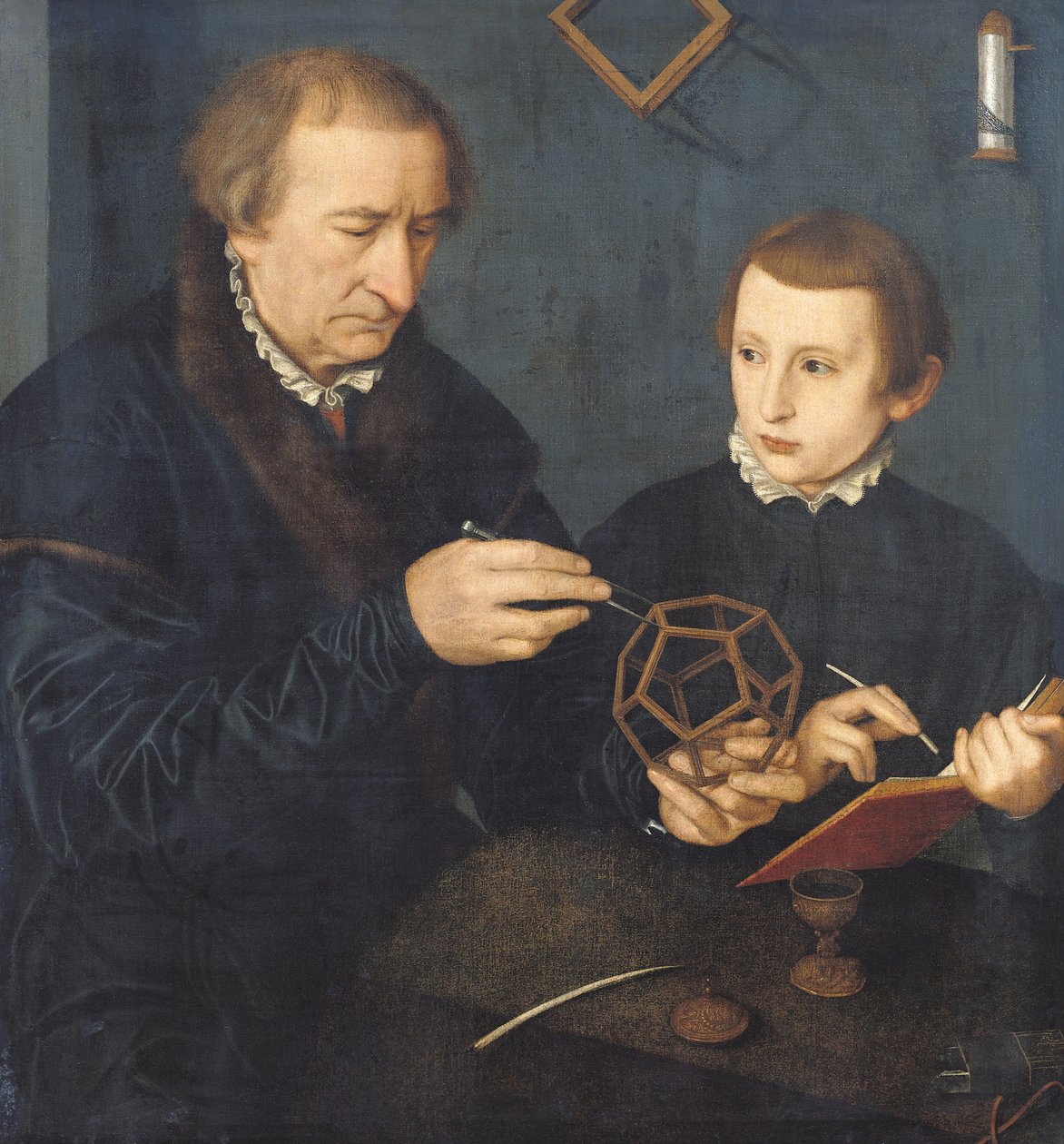Johann I Neudorfer og hans sønn, 1561 av Nicolas Neufchatel