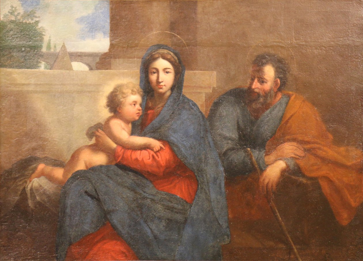 Hellig familie av Nicolas Pierre Loir