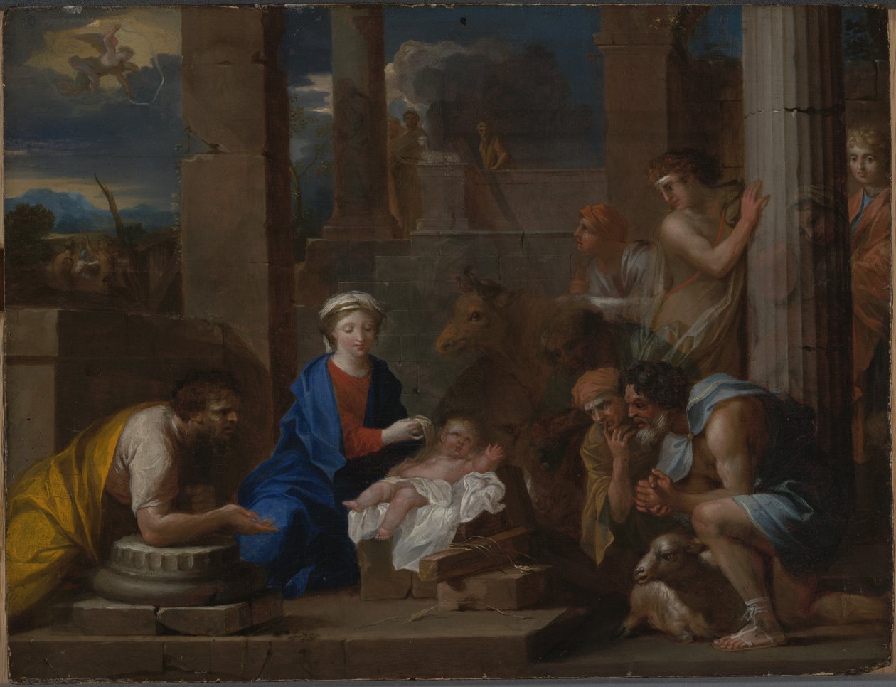 Hyrdenes tilbedelse, ca. 1660-70 av Nicolas Pierre Loir