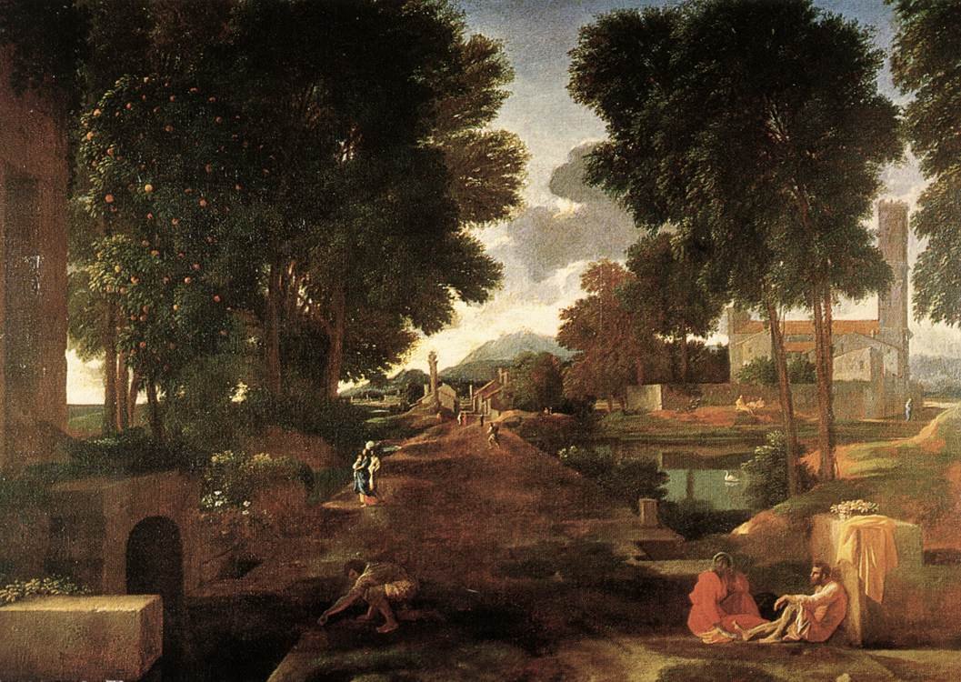 En romersk vei av Nicolas Poussin