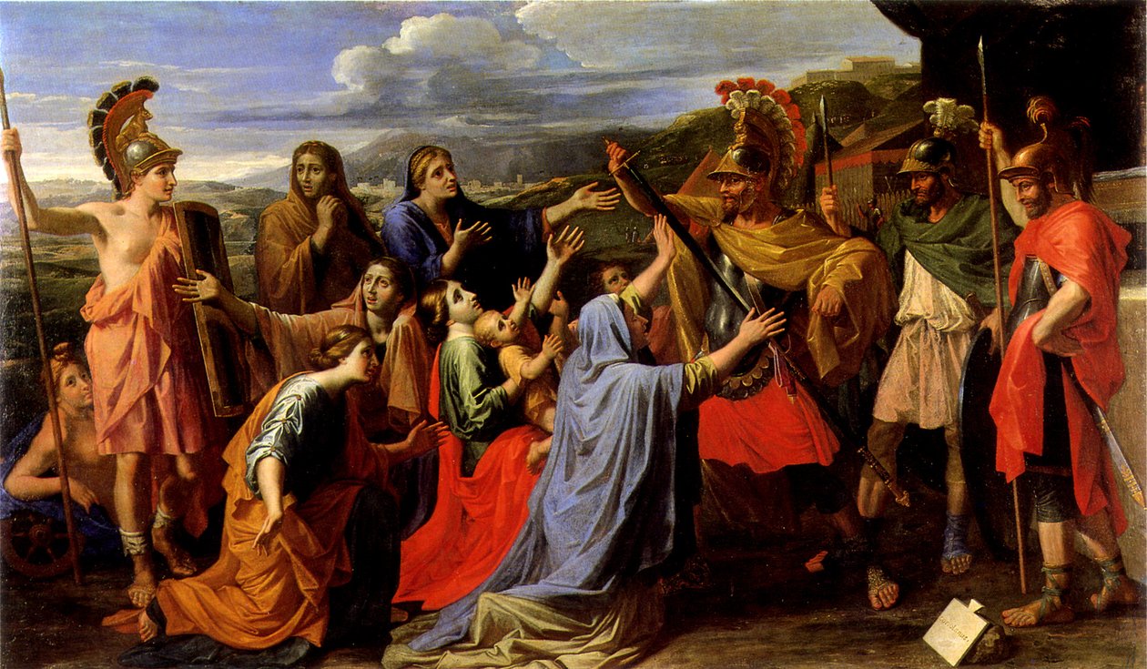 Coriolan les Andelys av Nicolas Poussin