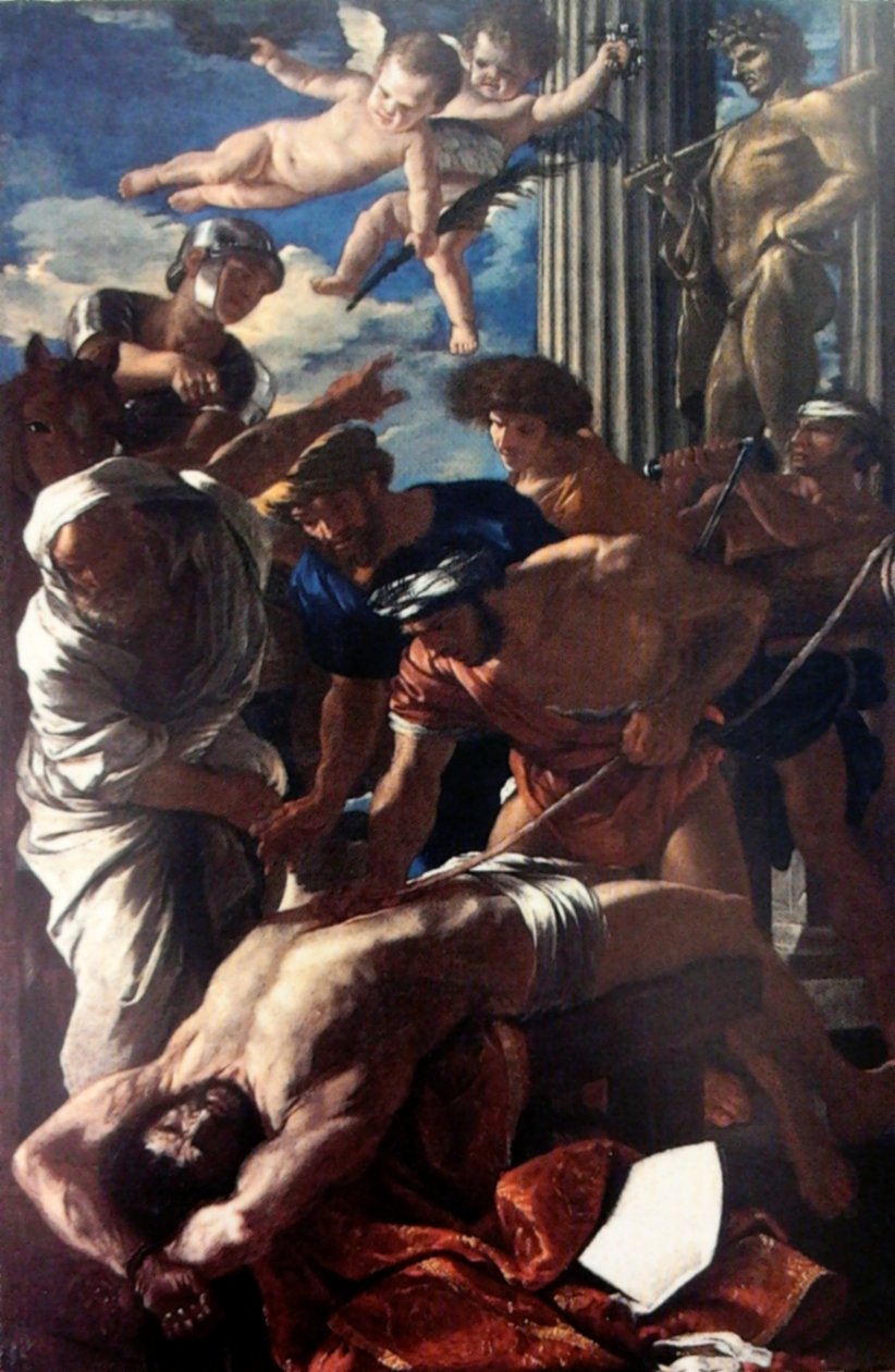 Martyrium av St. Erasmus av Nicolas Poussin