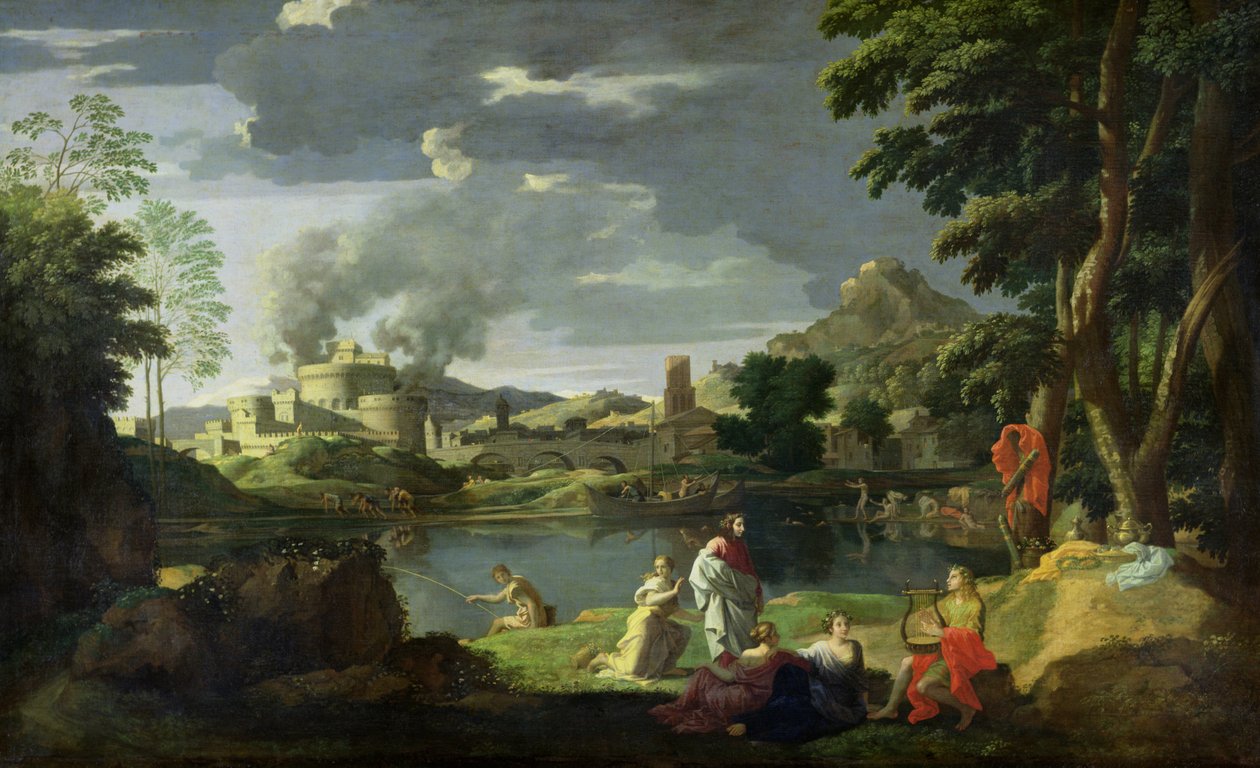 Orfeus og Eurydike av Nicolas Poussin