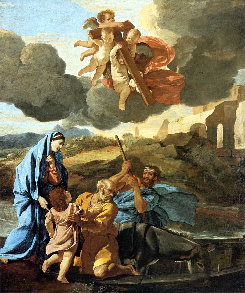 Returen fra Egypt av Nicolas Poussin