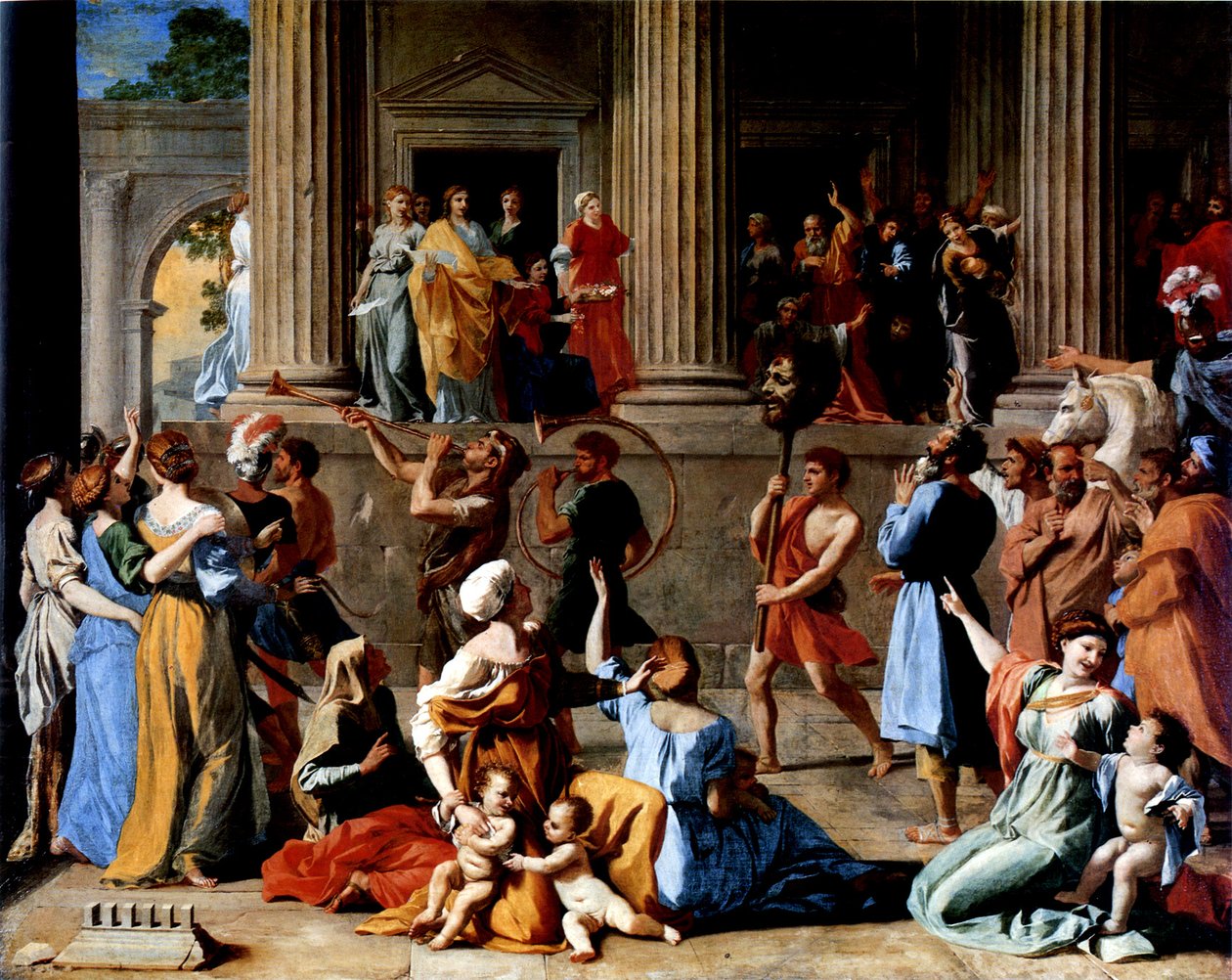 Davids triumf av Nicolas Poussin