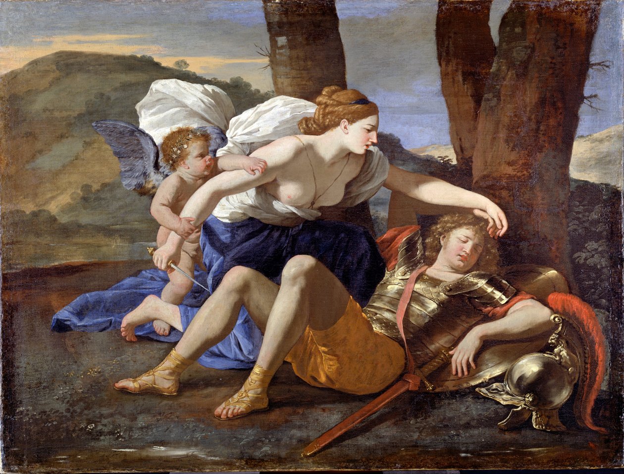 Rinaldo og Armida av Nicolas Poussin