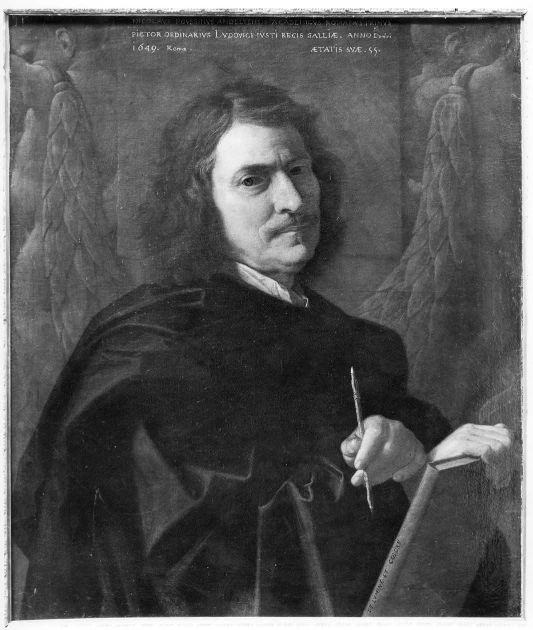 Selvportrett, 1649 av Nicolas Poussin
