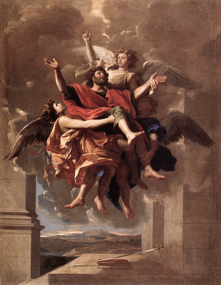 St Pauls ekstase av Nicolas Poussin