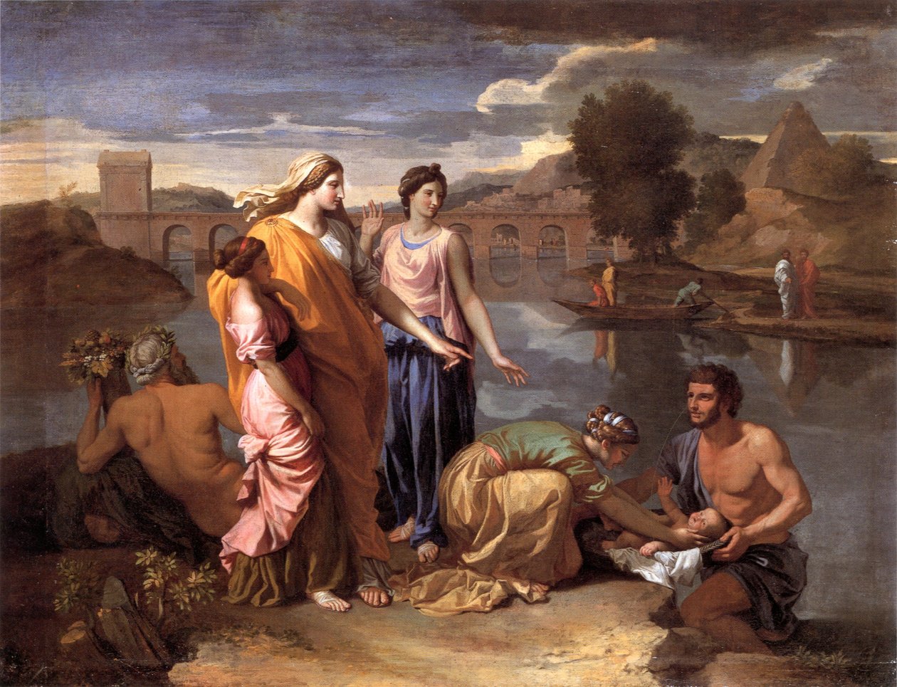 Funnet av Moses av Nicolas Poussin