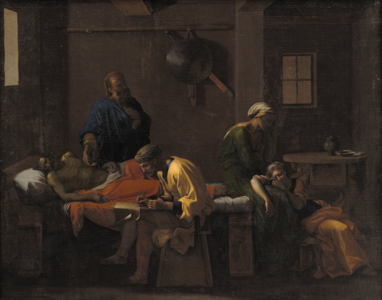 Testamentet til Eudamidas av Nicolas Poussin