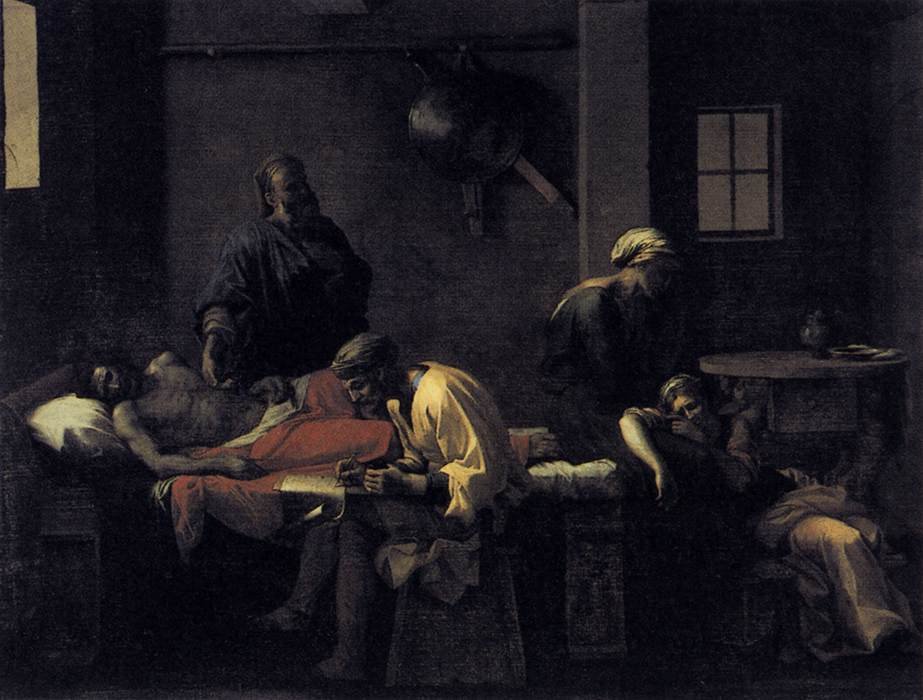 Testamentet til Eudamidas av Nicolas Poussin