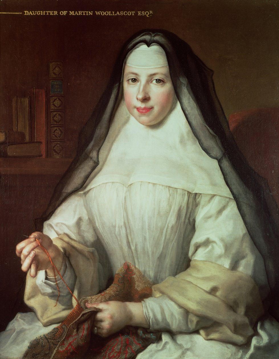 Frances Woollascot, en augustinsk nonne av Nicolas de Largillière