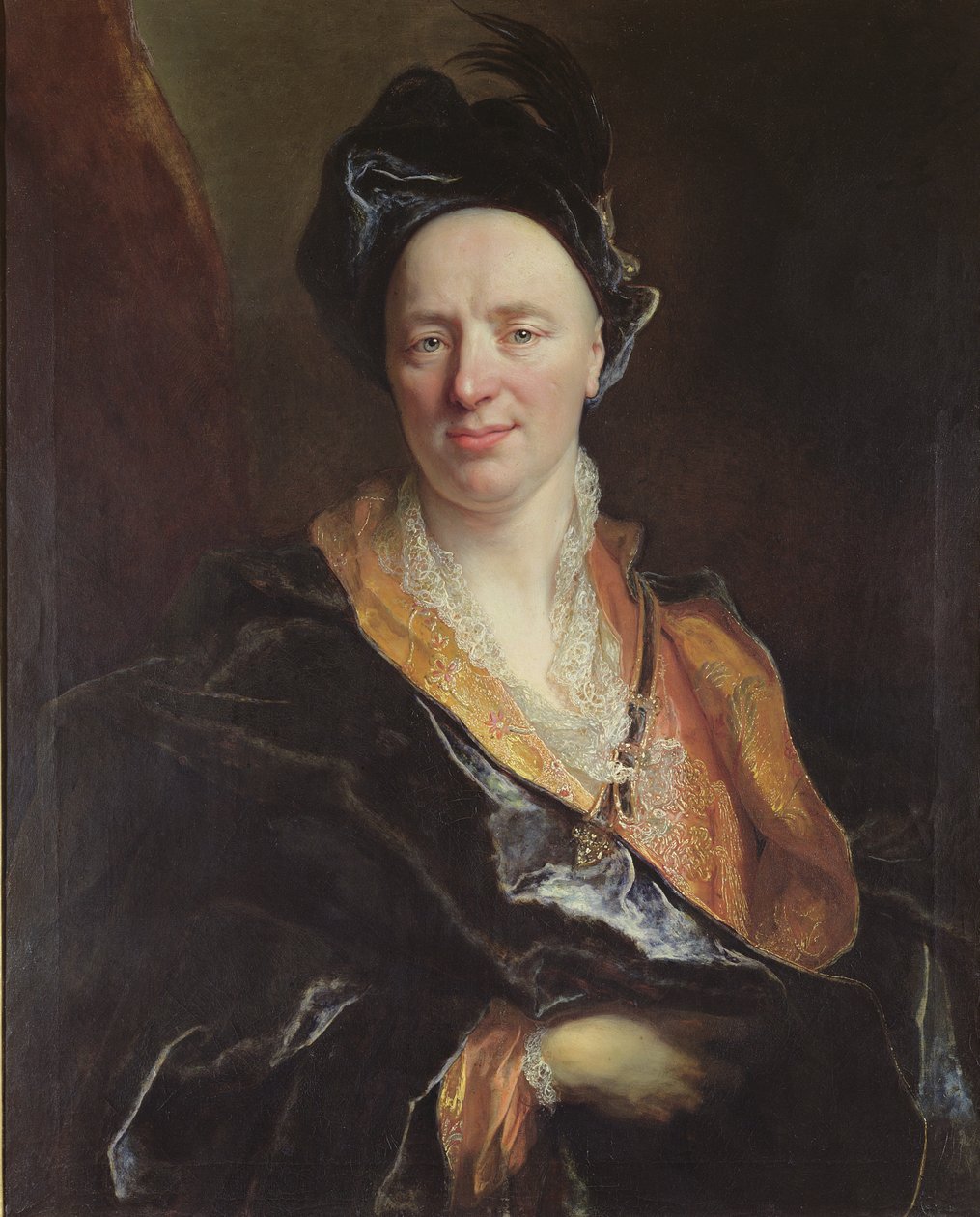 Portrett av Jean Baptiste Rousseau (1671-1741) 1710 av Nicolas de Largillière