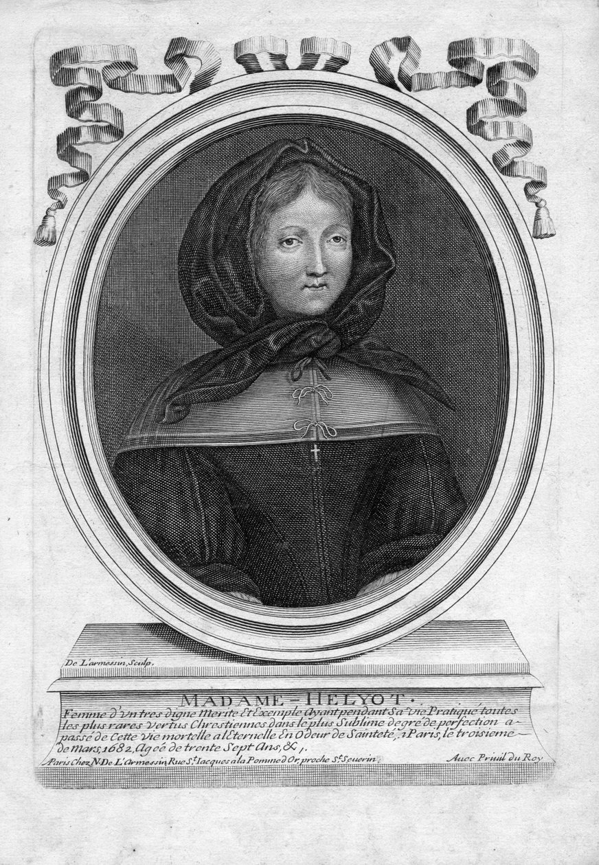 gravert portrett av Nicolas de Larmessin