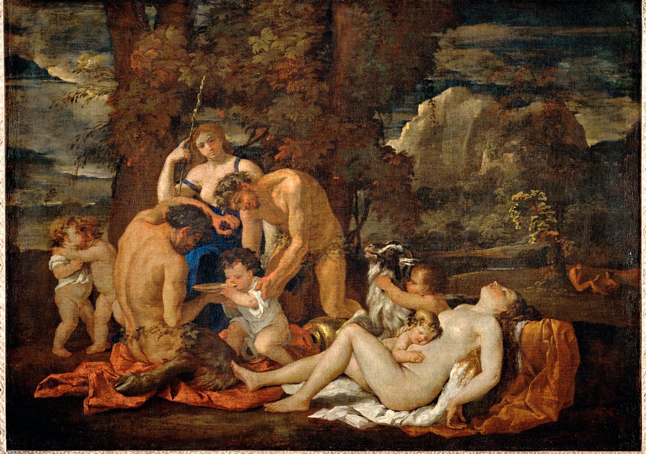  av Nicolas (attr.to) Poussin
