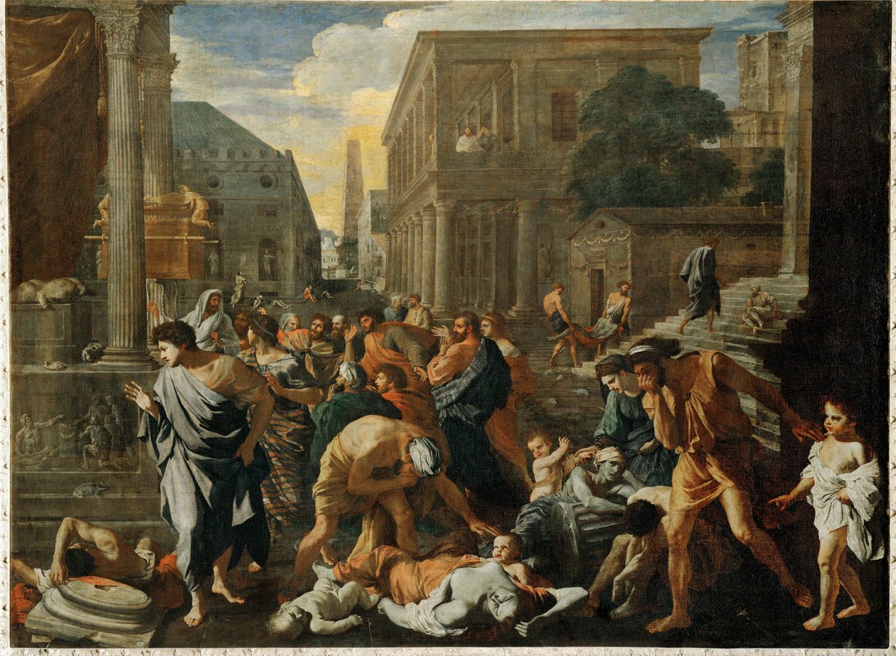  av Nicolas (attr.to) Poussin