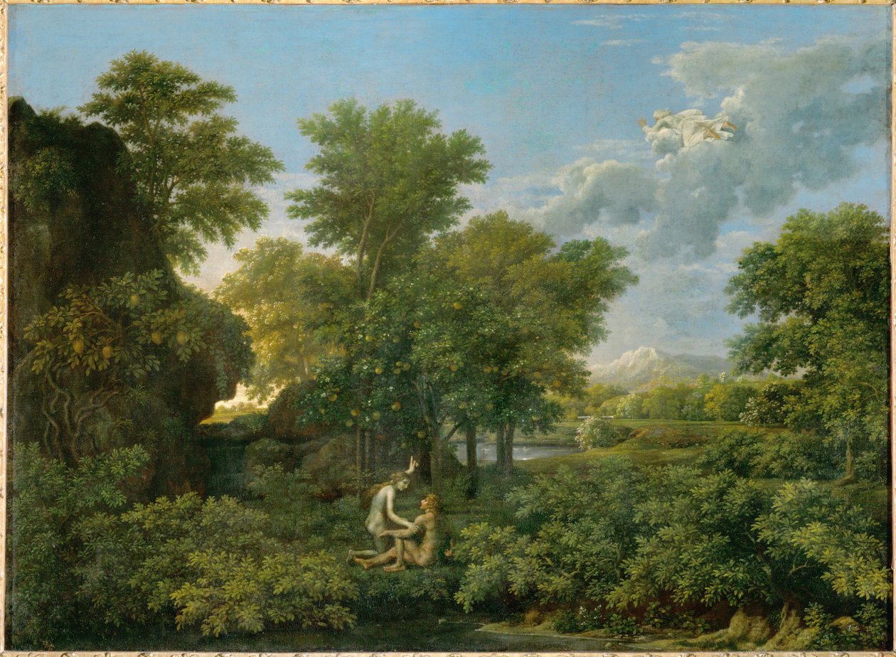  av Nicolas (attr.to) Poussin