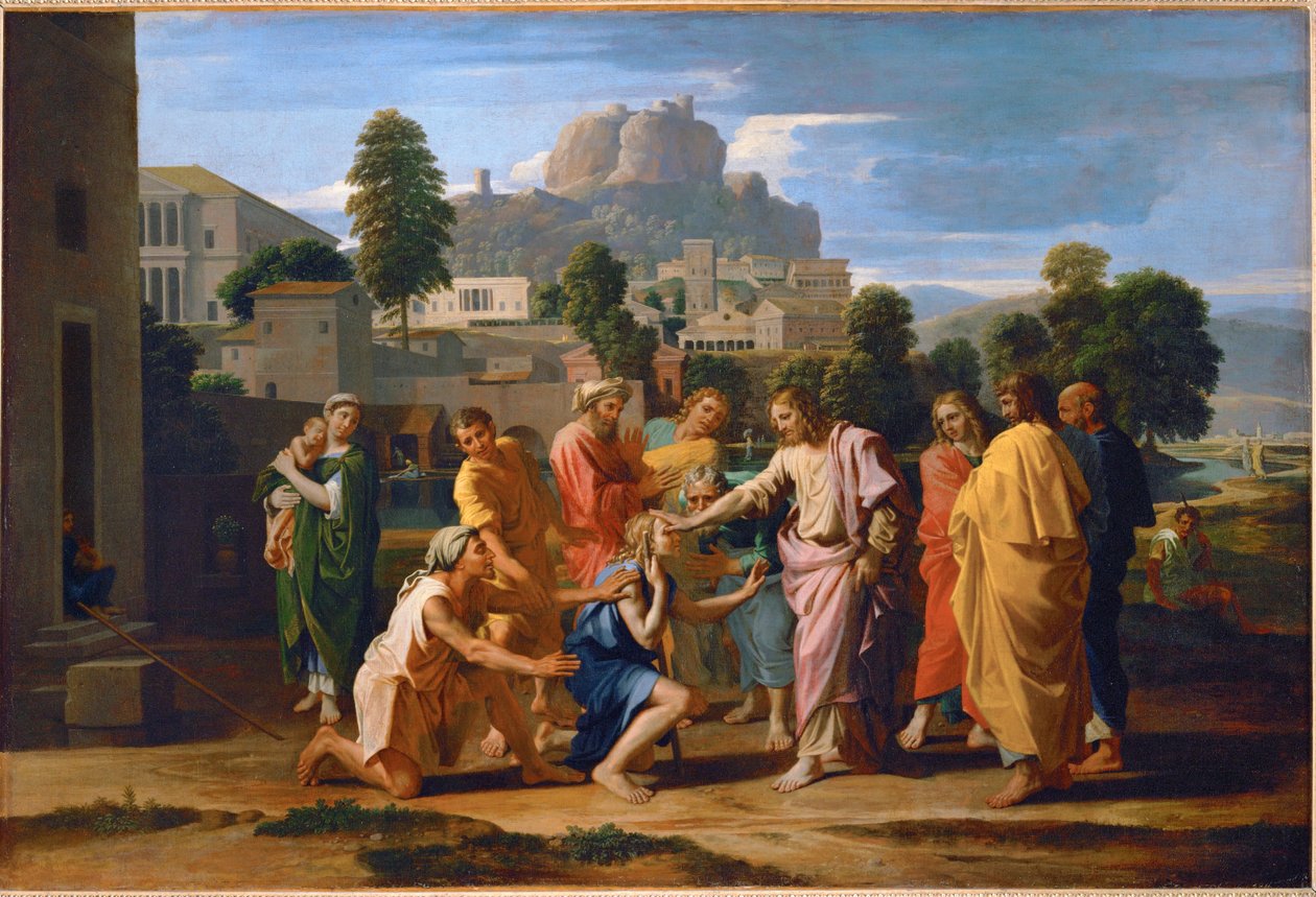  av Nicolas (attr.to) Poussin