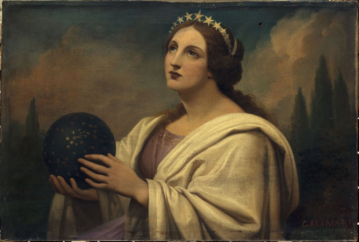 Allegori om vitenskap eller astronomi av Nicolas Auguste Galimard