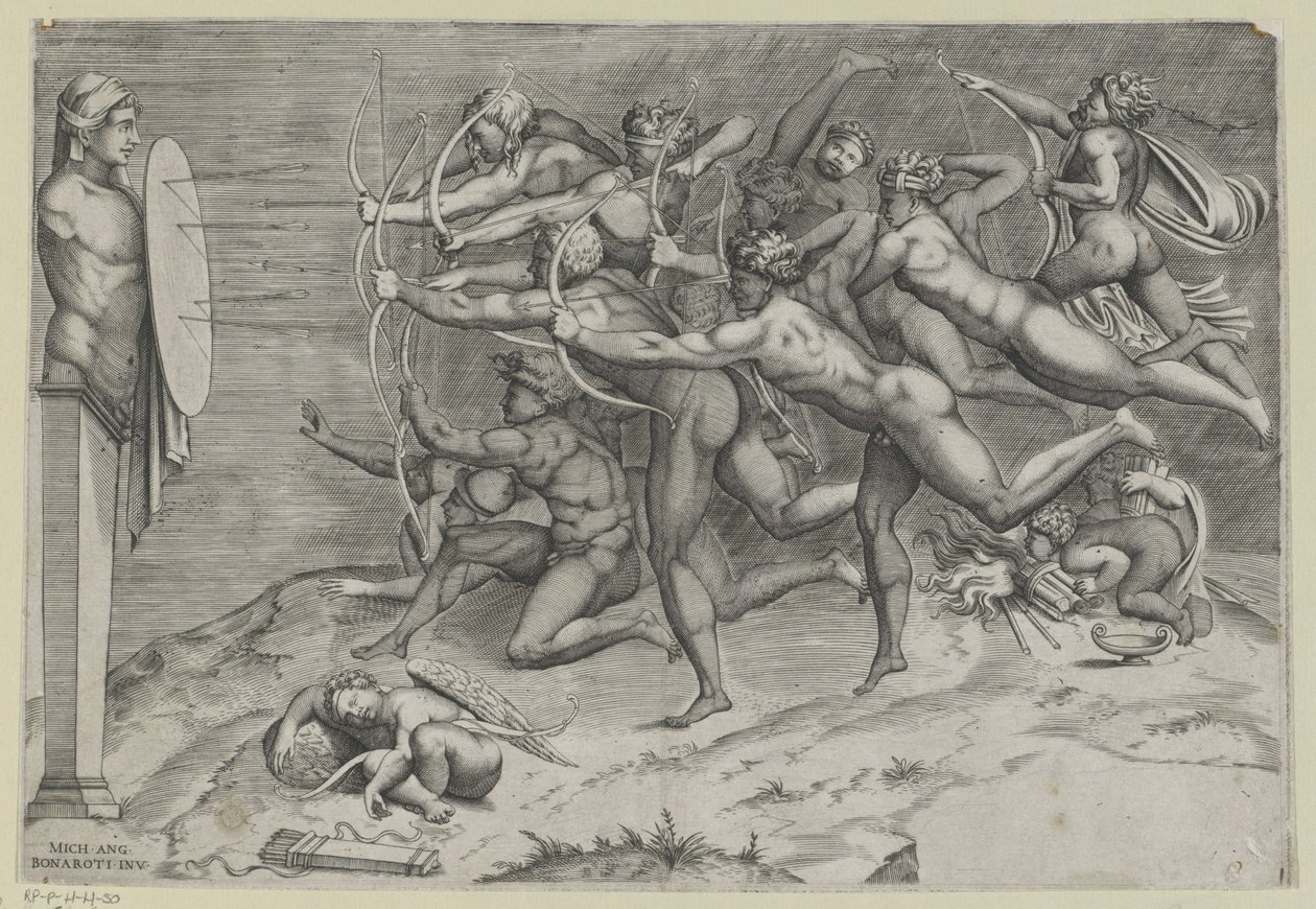 Driften av Nicolas Beatrizet (attributed to)