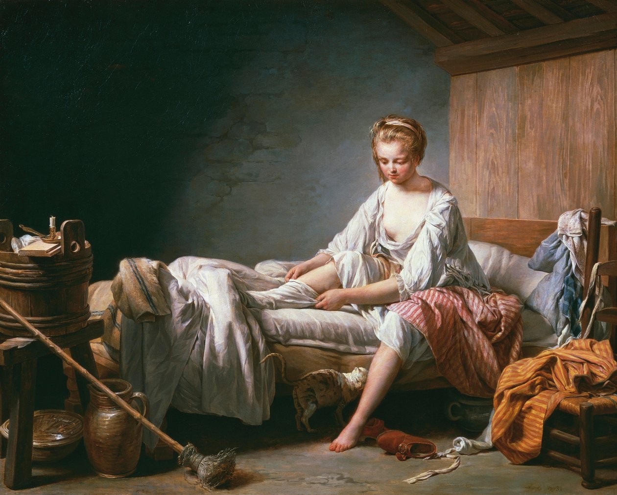 LE spakens vifte slår seg på (vifteorm, du står opp om morgenen) av Nicolas Bernard Lepicie