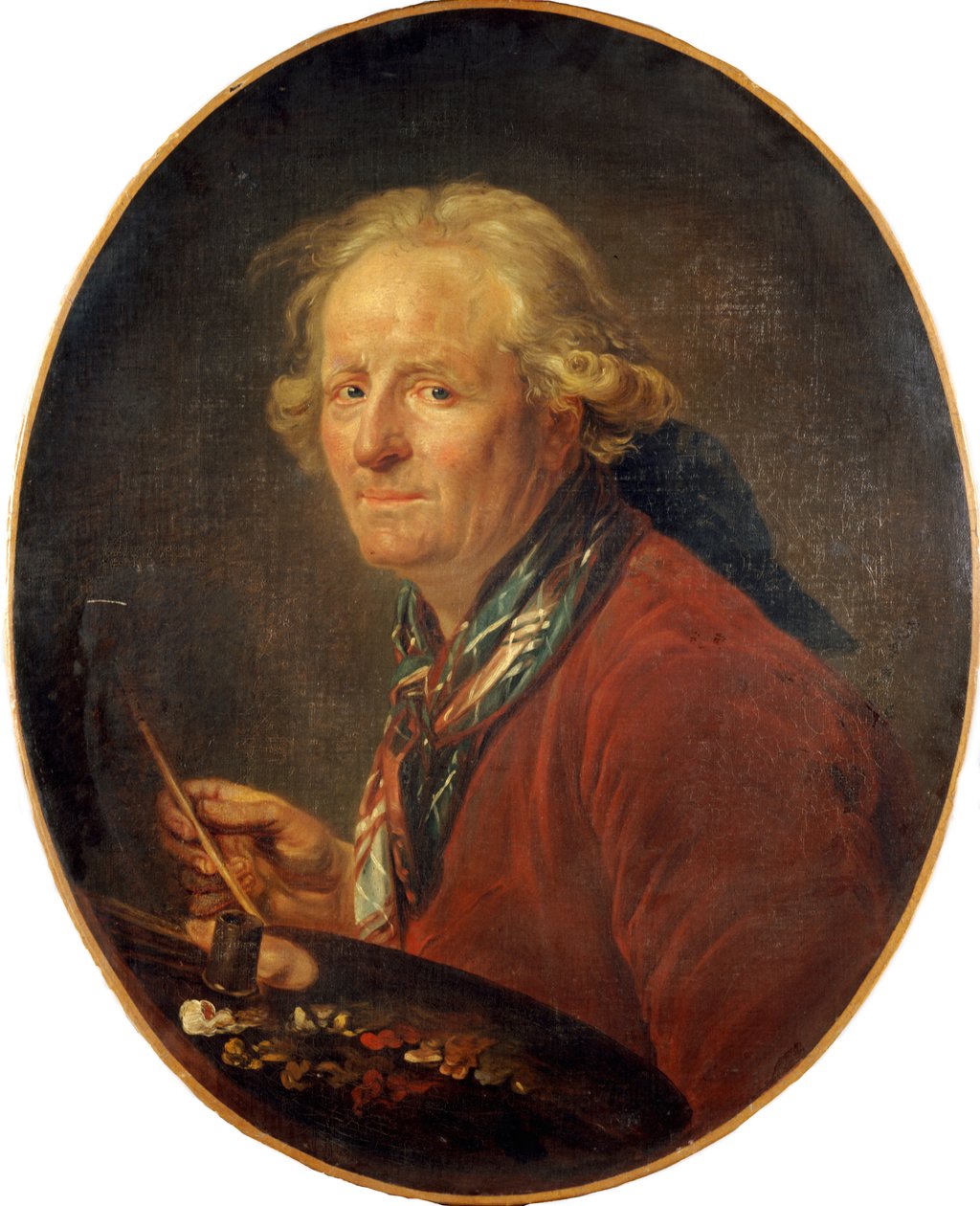 Selvportrett. av Nicolas Bernard Lepicie