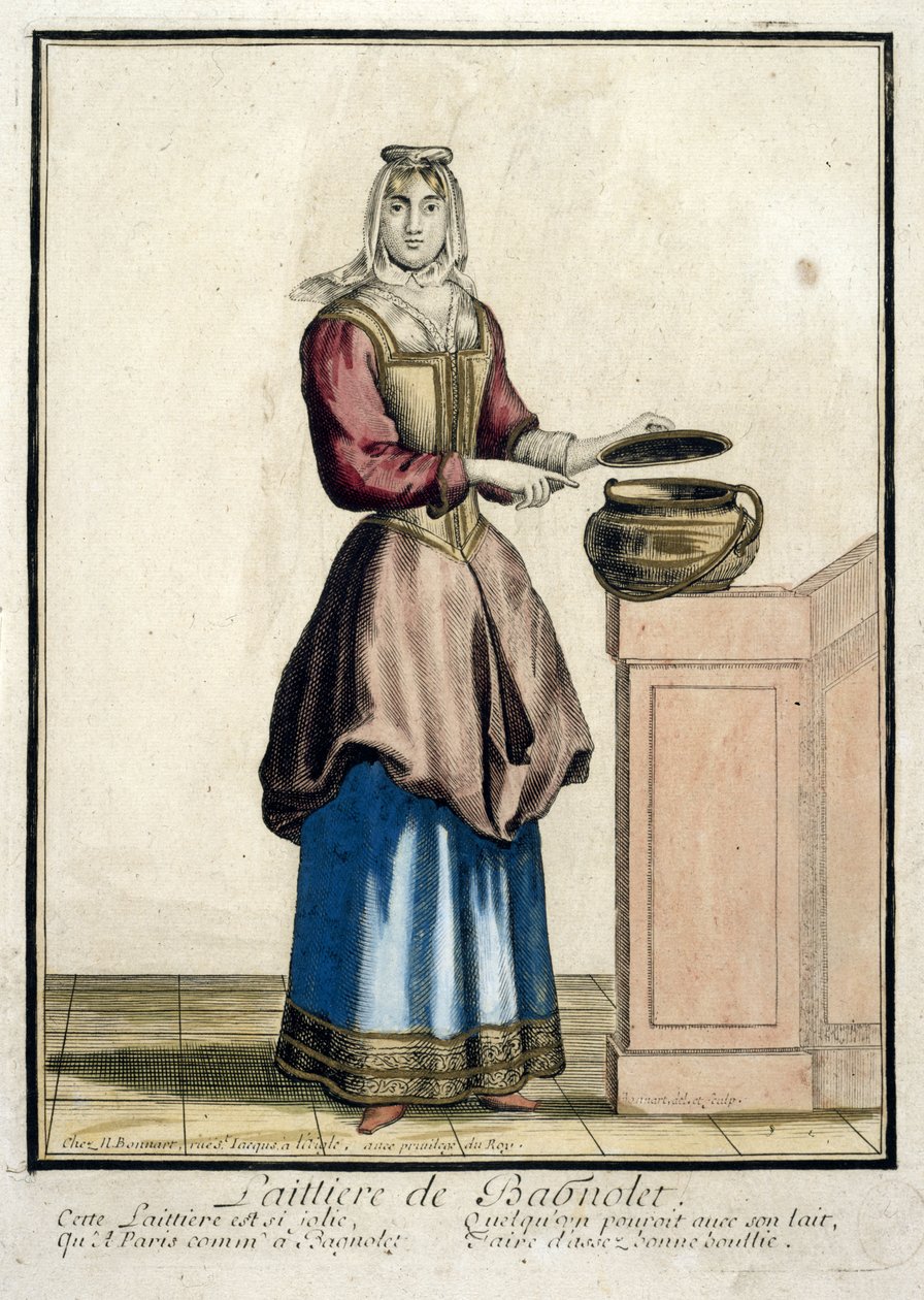 Melkepike fra Bagnolet av Nicolas Bonnart