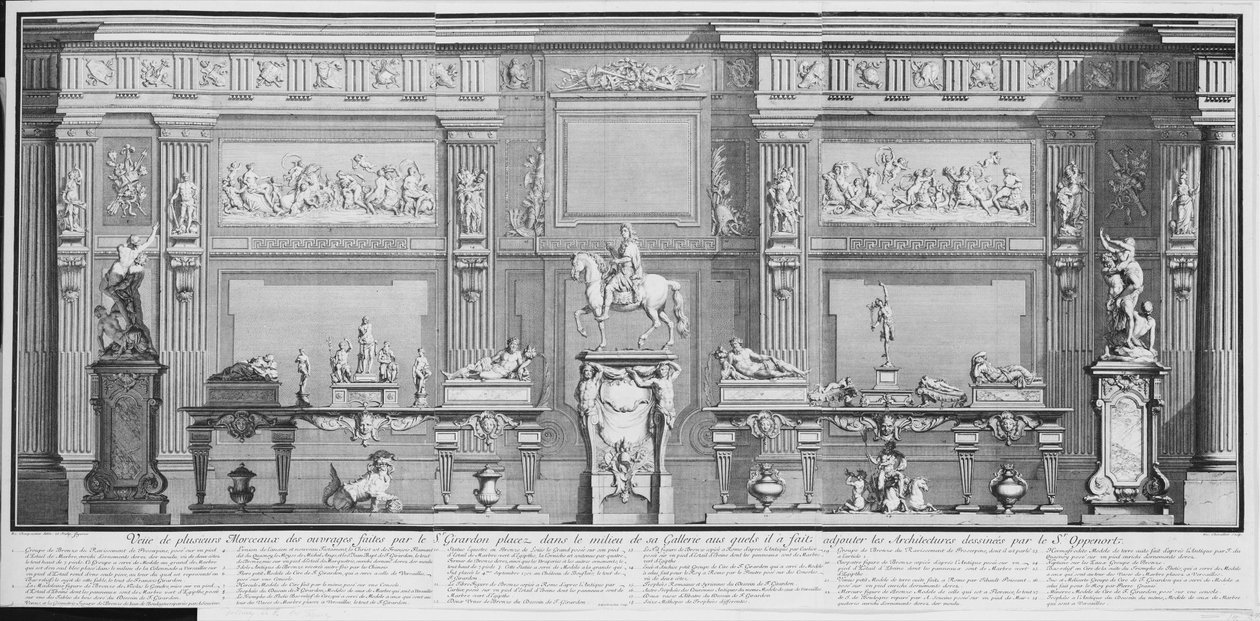 La Galerie de Girardon, 1700-tallet., 1700-tallet. av Nicolas Chevalier
