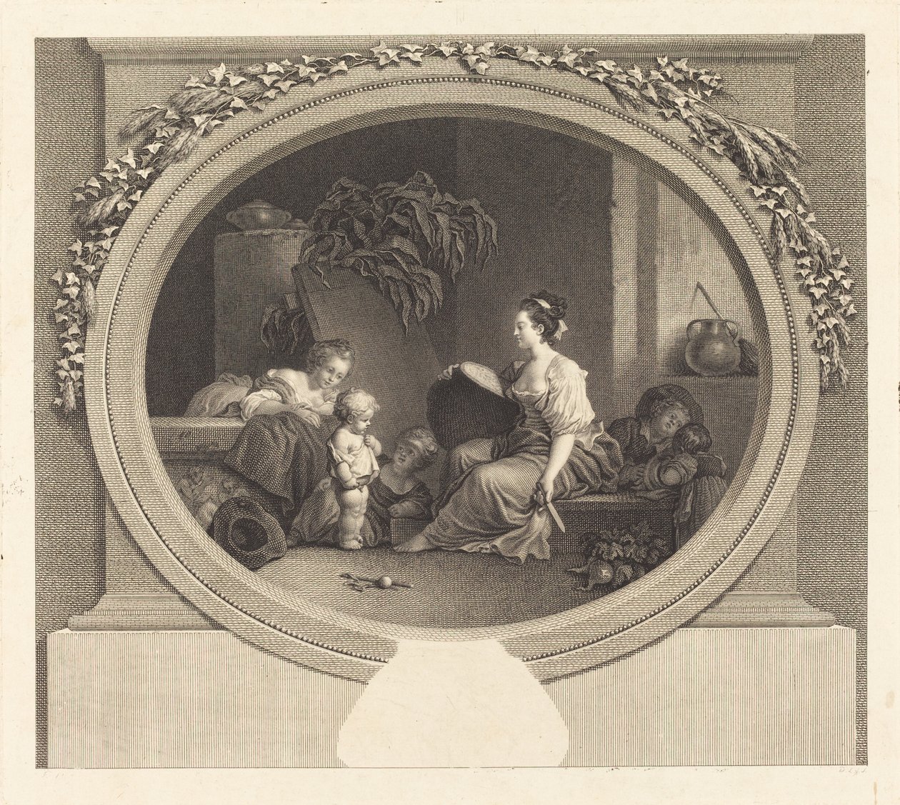 Så si ifra av Nicolas Delaunay after Jean Honoré Fragonard