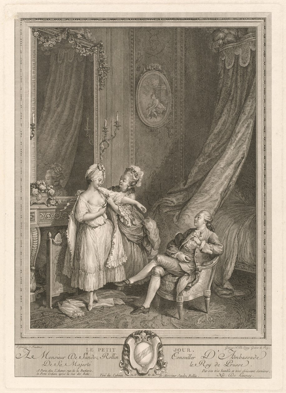 Den lille dagen av Nicolas Delaunay after Sigmund Freudenberger