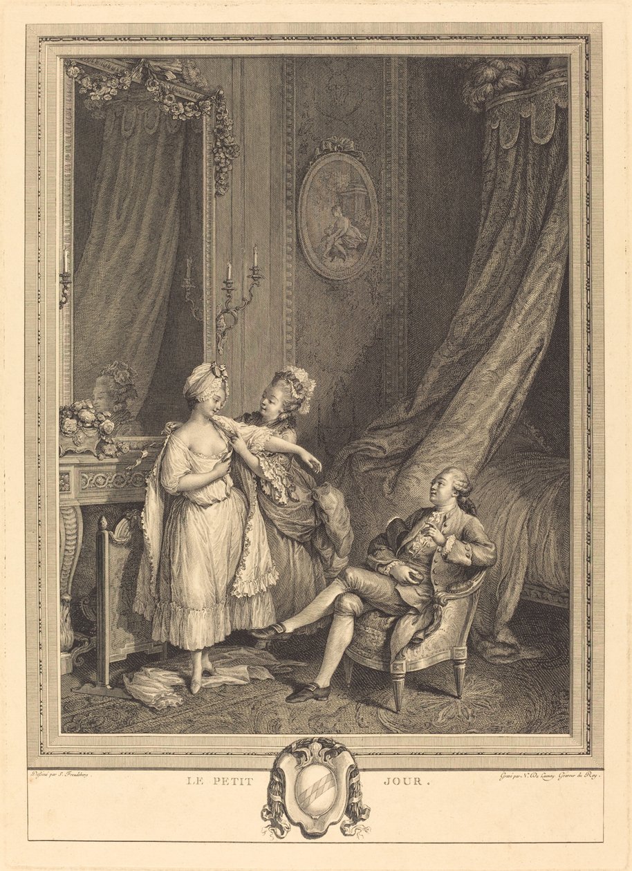 Den lille dagen av Nicolas Delaunay after Sigmund Freudenberger