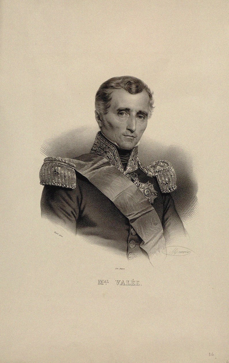 Portrett av Sylvain-Charles, Comte Valée 1773-1846. av Nicolas Eustache Maurin