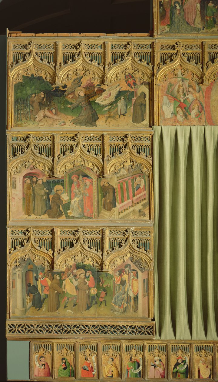 Rerodos av Jomfruens liv og St. Frans av Assisi av Nicolas Frances