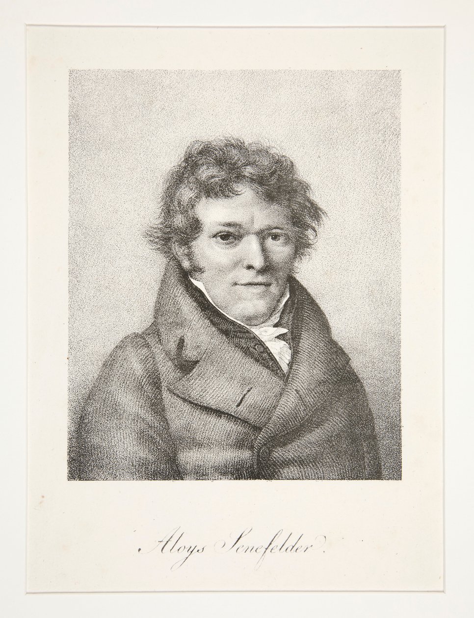 Portrett av Aloys Senefelder av Nicolas Henri Jacob