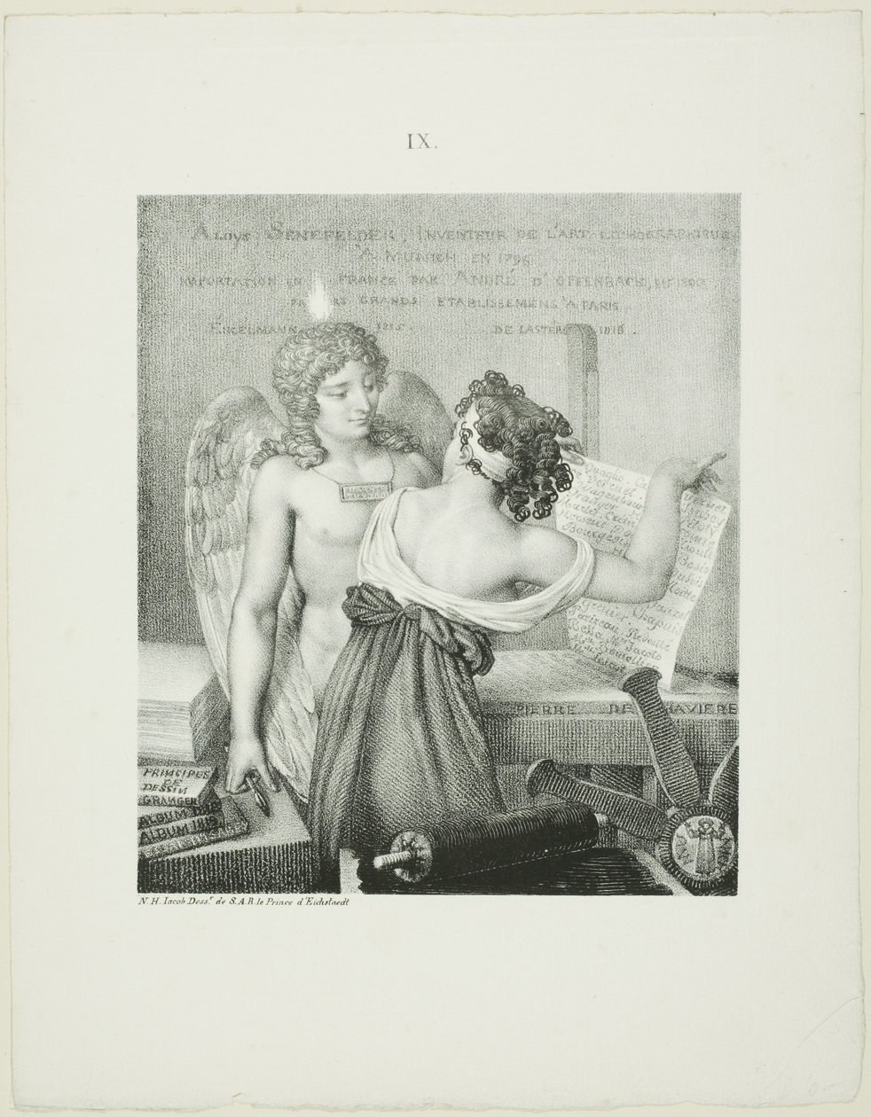 The Genius of Lithography, fra Alois Senefelders L