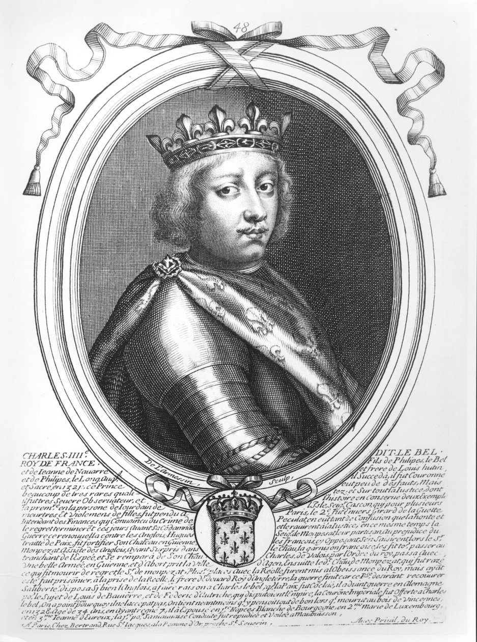 Charles IV (1294-1328) Fair, konge av Frankrike og Navarra, fra 