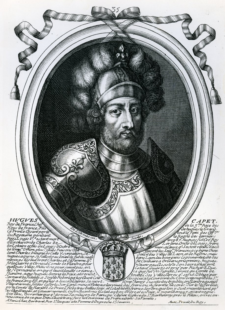 Hugues I Capet (941-96) Konge av Frankrike, fra 