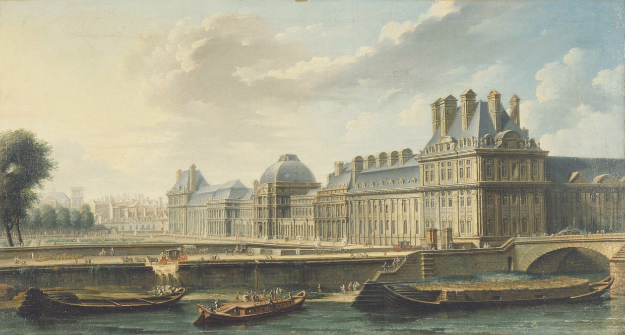 Tuileries-palasset, sett fra Quai d