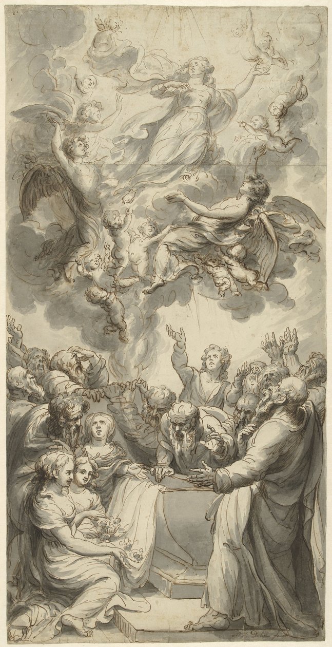 Marias himmelfart av Nicolas Joseph Delin
