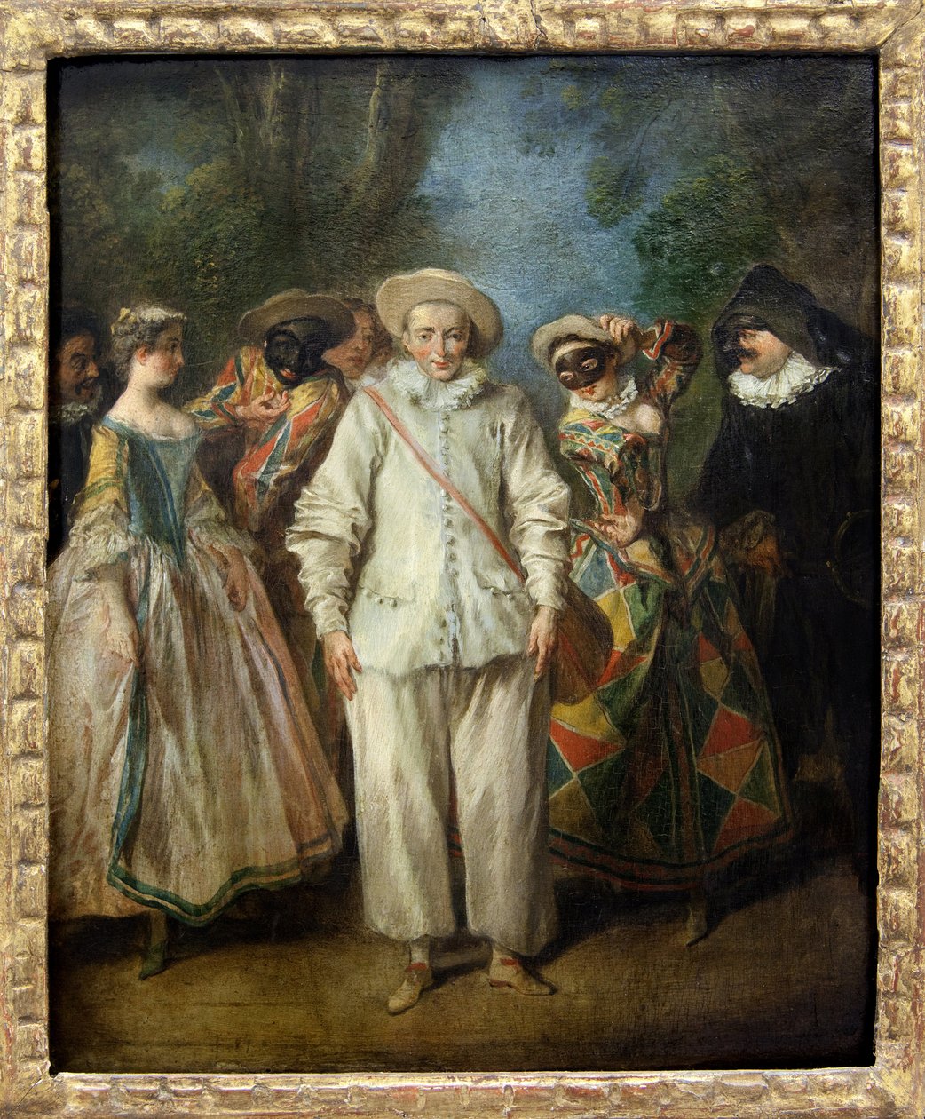 Skuespillere fra den italienske komedien ( Commedia dell