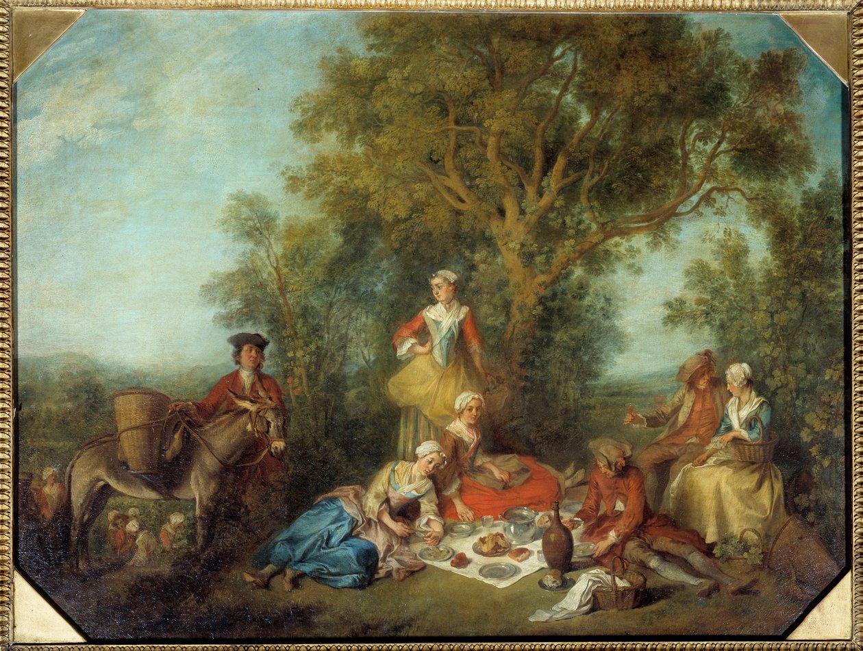 Høst. Maleri av Nicolas Lancret (1690-1743) av Nicolas Lancret