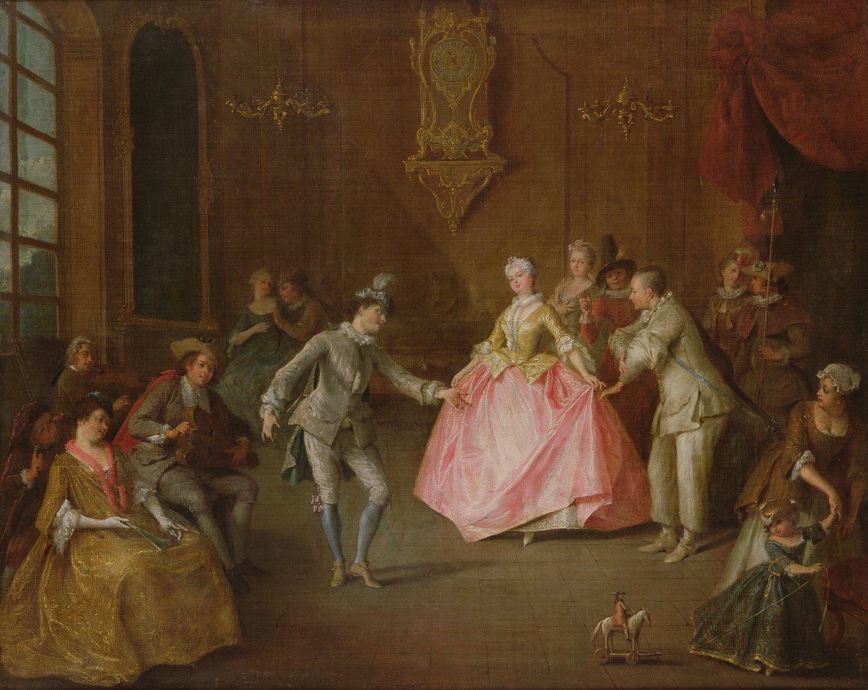 Før ballet av Nicolas Lancret