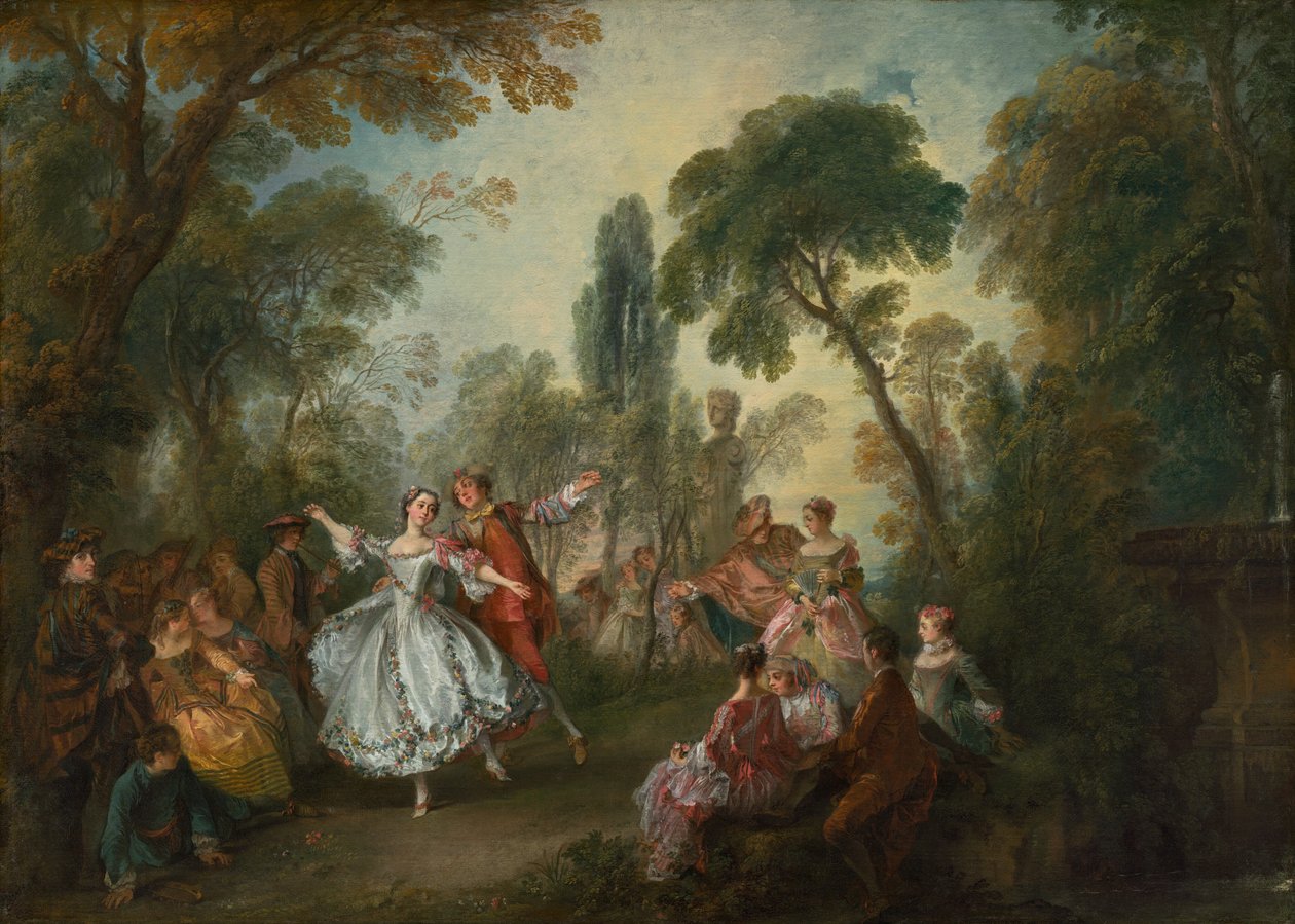 La Camargo Dancing, ca. 1730. av Nicolas Lancret