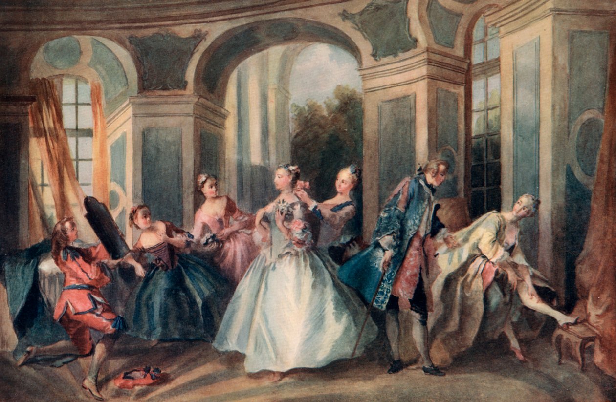 The Age of Man, Youth, 1730-1735 1912. av Nicolas Lancret