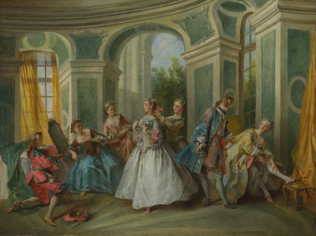 The Four Ages of Man: Youth, ca 1735 av Nicolas Lancret