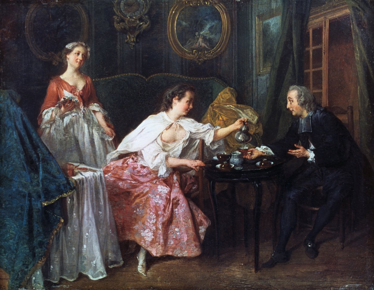De fire tidene på dagen: Morgen, 1739 av Nicolas Lancret