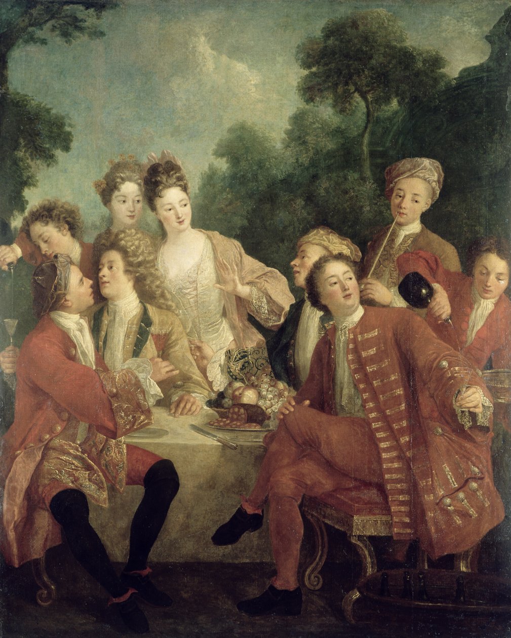 Skinke lunsj av Nicolas Lancret