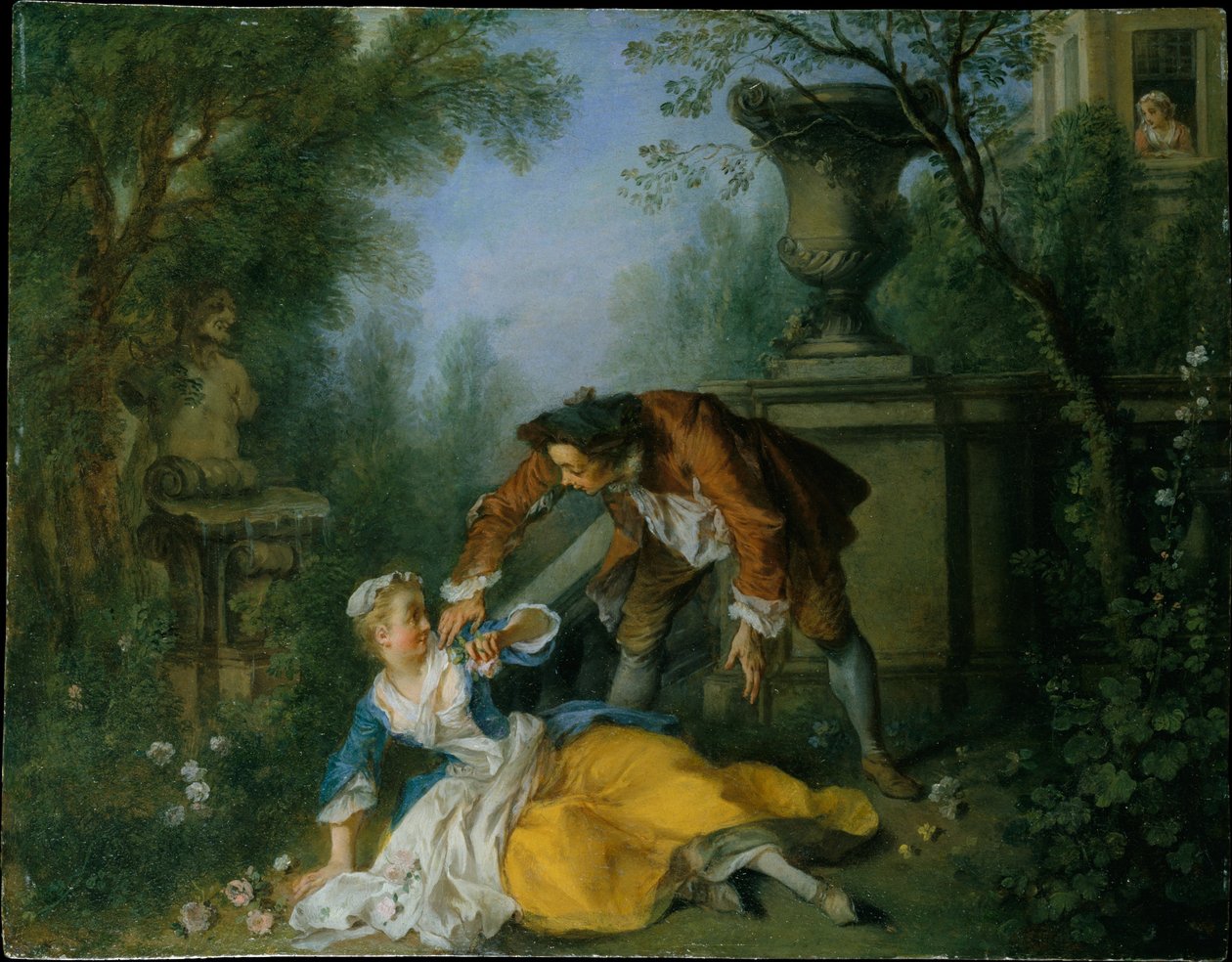 Tjeneren rettferdiggjort av Nicolas Lancret
