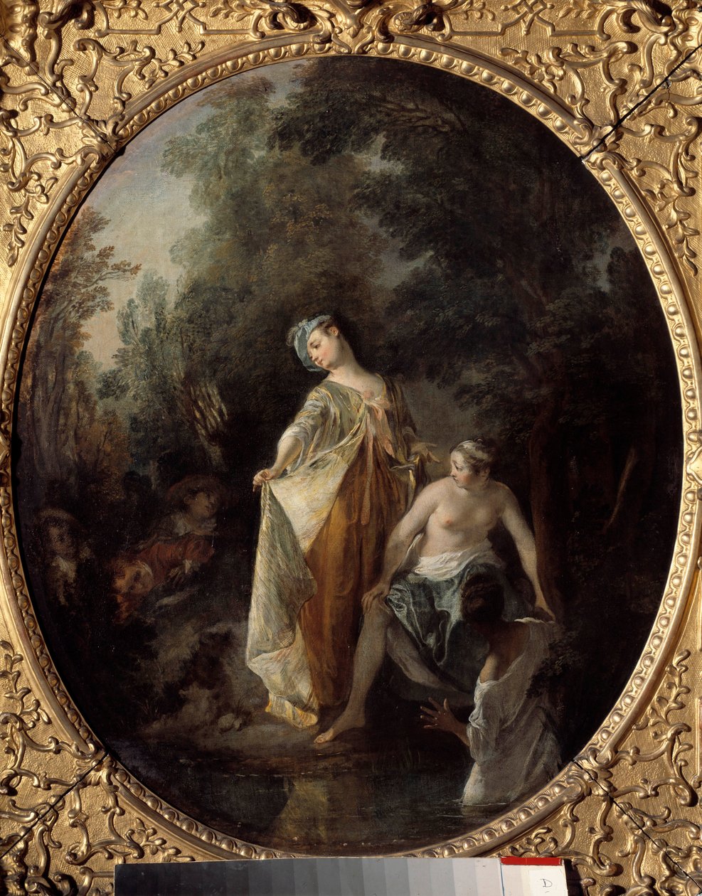 Badegjestene. Maleri av Nicolas Lancret (1690-1743) av Nicolas Lancret
